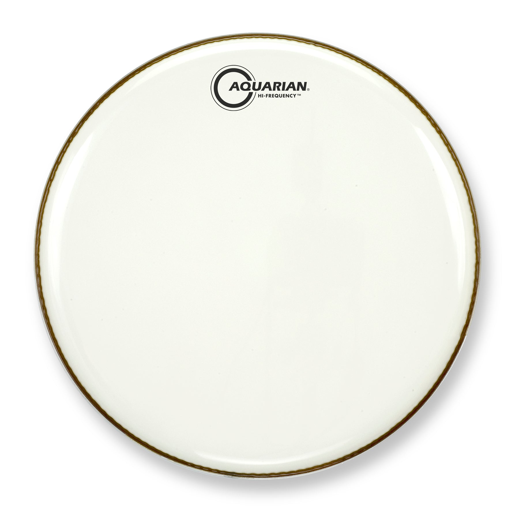 Hi-Frequency Resonant Gloss White Aquarian drumhead