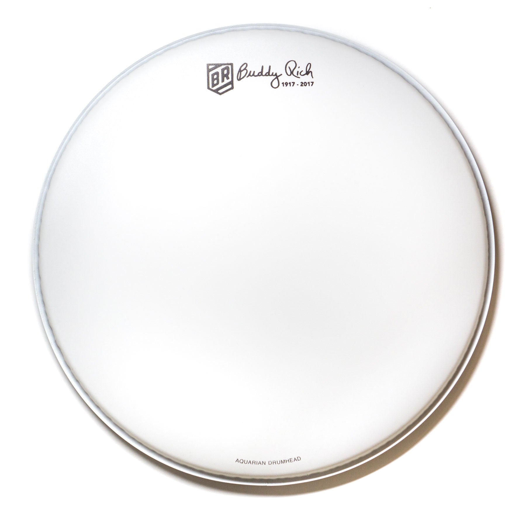 Limited Edition Buddy Rich Commemorative Snare Drum Head Aquarian drumhead