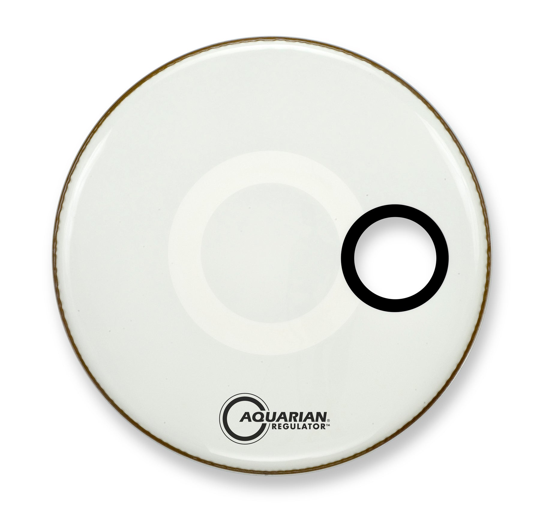 Regulator RSM Offset Hole Gloss White Aquarian drumhead