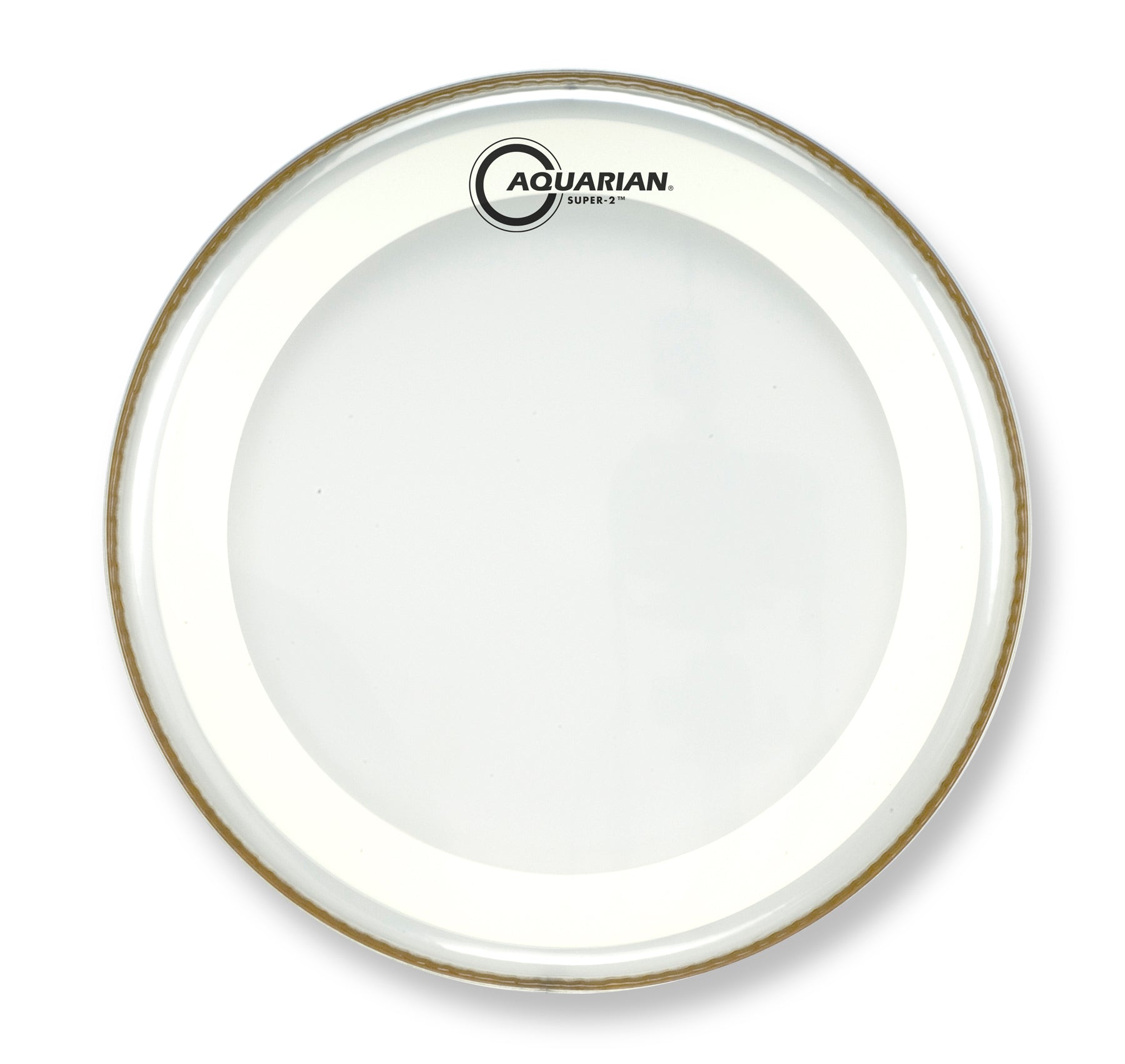 Super-2 Clear with X-Ring Aquarian drumhead